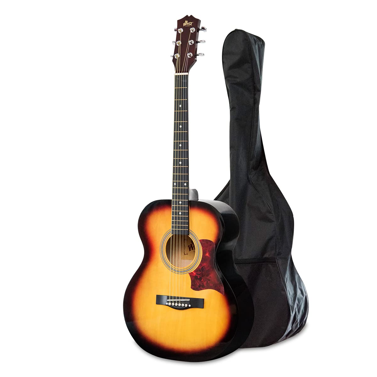 サンバースト アコースティックギター ギターケース付き Amazon.co.jp: Winzz アコースティックギター 【サンバースト